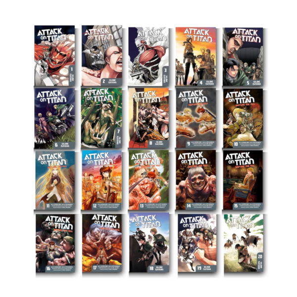 Attack On Titan Manga Box Set, Vol 1-21